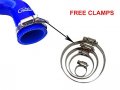 Silicone Air Intake Boost Inlet Hose Compatible With Mini Cooper S R55 R56 R57 2007-2012 Blue