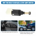 Uxcell Stop Lamp Switch Stoplight Assembly Replace No 93197675 For Opel Movano Clio Megane 2002-2023