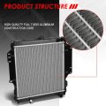 Dpi 208 Factory Style 1-row Cooling Radiator For Suzuki Samurai At Mt 85-88 Aluminum Core