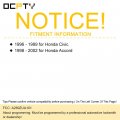Ocpty Remotes Key Fob For Honda Civic Accord 1996-1999 A269zua101 2 Pcs
