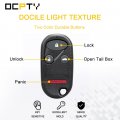 Ocpty Remotes Key Fob For Honda Civic Accord 1996-1999 A269zua101 2 Pcs