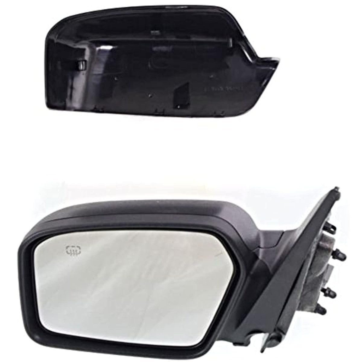 Aftermarket Fusion Milan Left Driver Power Smooth Blk W Heat Puddle Lamp No Memory