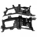 Kuafu Front Bumper Bracket Compatible With 2009-2012 Dodge Ram 1500 Mounting Replacement For 68056631aa Ch1061102 Black