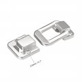 Uxcell Toggle Latch 48mm Retro Style Silver Tone Decorative Hasp Jewelry Suitcase Box Catch W Screws Pack Of 4