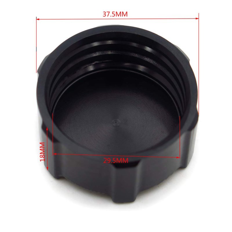 Httmt- Gzsp-k7-002- Cnc Rear Brake Fluid Reservior Cover Cap Black For 790 Duke Adventure
