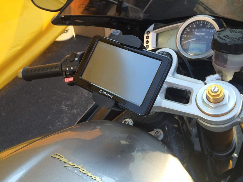 Universal Motorcycle Phone Mount Kit Fork Stem Gps Smartphone Holder Fits 13 To 24 Mm Secure Cellphone Black Abs Plastic