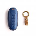 Key Fob Cover Leather 4 5 Buttons Car Protector Case Fit For Ford Lincoln C-max Edge Escape Expedition Explorer Fiesta Flex 