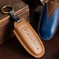 Key Fob Cover Leather 4 5 Buttons Car Protector Case Fit For Ford Lincoln C-max Edge Escape Expedition Explorer Fiesta Flex