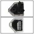 Hecasa Led Fog Lights Compatible With 2019-2023 Gmc Sierra 1500 Denali Front Driving Lamp Assembly W White Light Black Bezel
