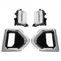 Hecasa Led Fog Lights Compatible With 2019-2023 Gmc Sierra 1500 Denali Front Driving Lamp Assembly W White Light Black Bezel