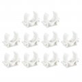 Pvc Water Pipe Clamps 100pcs Fit For 20mm 3 4 Od Hose Hanger Support Pex Tubing U-shaped Buckle Clips 