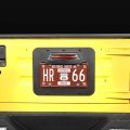 Hooke Road Wrangler Spare Tire Delete License Plate Relocation Kit W Plate Illuminate Light Third Brake For 1997-2006 Jeep Tj