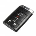 Hqrp 2-pack Remote Key Fob Shell Case Keyless Entry W 5 Buttons For Cadillac Srx 2010 2011 2012 2013 2014 Xts Ats