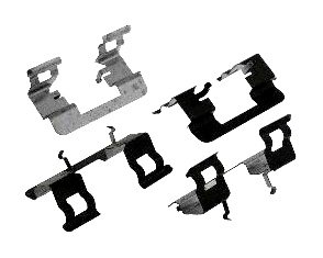 P1092 Brake Pad Installation Kit For 2007 Cadillac Escalade Rear Disc Hardware Medium Size