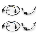 Front And Rear Abs Wheel Speed Sensor 4pcs For Chevrolet Equinox Gmc Terrain 2010-2017 Replaces 20811371 Driver Passenger Side 