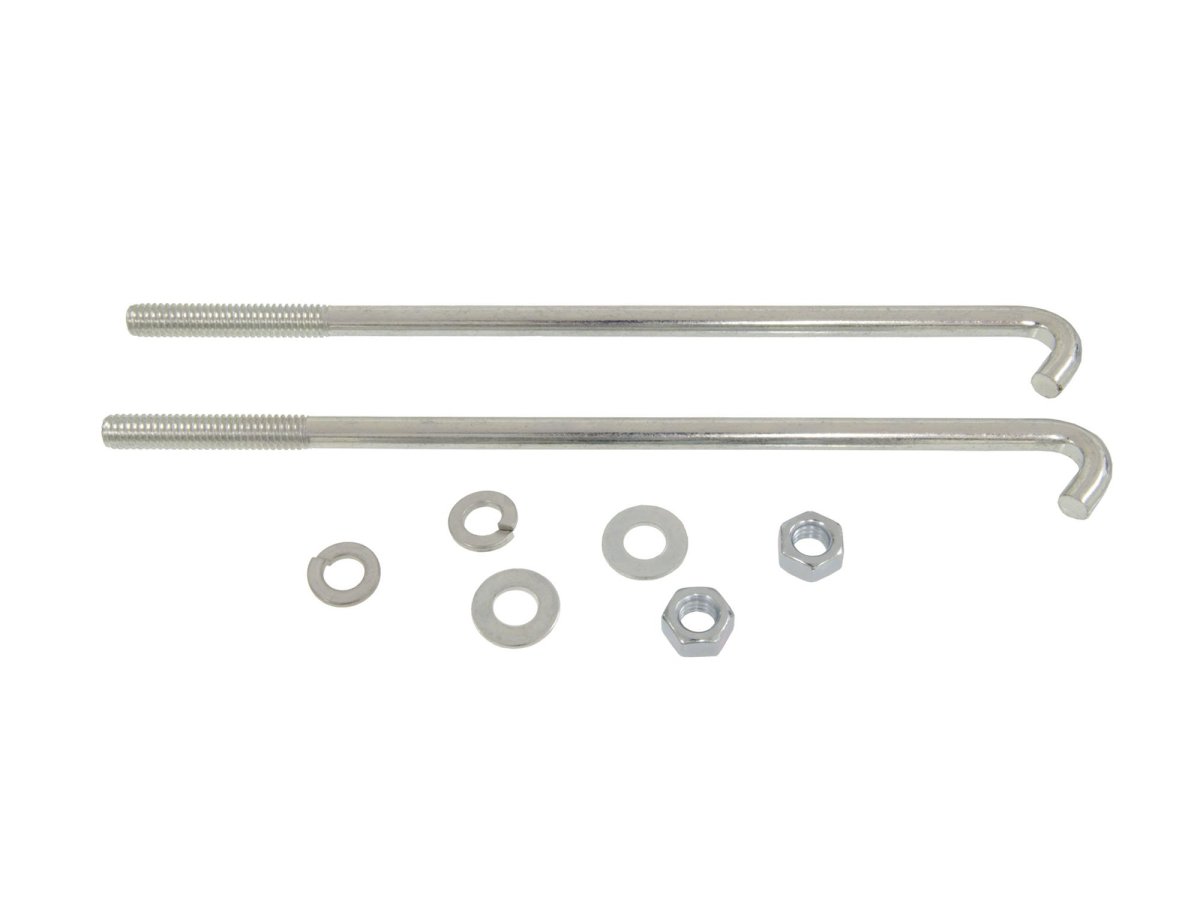 1953 1961 Corvette Battery Hold Down Bolt Kit J Bolts With Nuts And Washers Model 171303