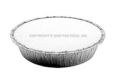 Durable Packaging 7 Round Aluminum Foil Take-out Pan Board Lids 25 Sets Disposable Containers Pack Of 