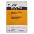Niche Brake Pad Set For Yamaha Raider Vmax V Star 950 Stryker Fjr1300 3d8-25806-00-00 Rear Semi-metallic 4 Pack