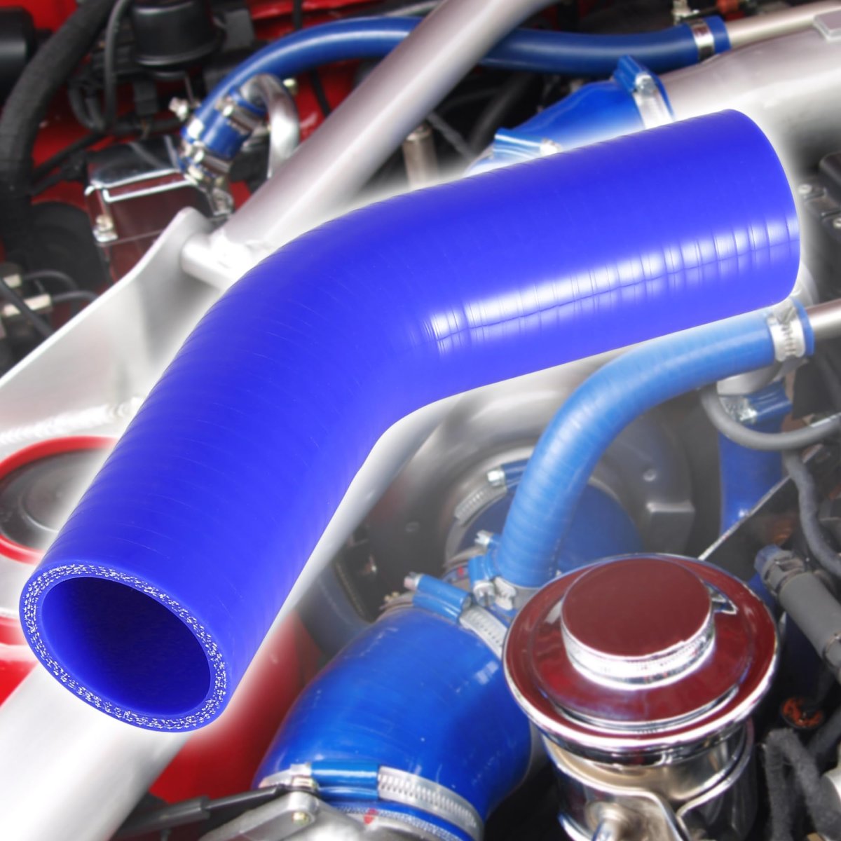 38mm 1 5 Id 45 Degree Elbow Silicone Reducer Hose Coupler Intercooler Tube Blue For Car Intake Piping