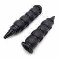 Smt- Spiked Black Universal Custom Throttle Twist Tube Motorcycle Hand Grips Compatible With Most 7 8 22mm Unique Customized