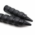 Smt- Spiked Black Universal Custom Throttle Twist Tube Motorcycle Hand Grips Compatible With Most 7 8 22mm Unique Customized