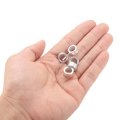 12pcs Aluminum Spacer 8 2mm Bore X 12mm Od 6mm Length Screw Bushing Plain Finish Round Metal For M8 Screws Bolts And Rods 