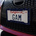Stars Shine Space Galaxies Pattern License Plate Tag Frame