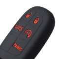 Silicone Key Fob Cover Case For Dodge Charger Challenger Srt Hornet Rt Dart Durango Journey 5 Button Remote Keyless Protector