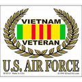 U S Air Force Vietnam Veteran Sticker 3-1 4 X3-1 2 