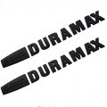 Yoaoo 2x Oem Allison Duramax Badges Emblems For Gm 2015 Silverado 2500hd 3500hd Hood Matte Black