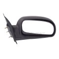 Passenger Side Door Mirror For Gmc Envoy Xuv 2004 Black Manual Foldaway Replacement Gm1321264 And 15287071