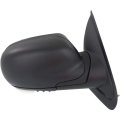 Passenger Side Door Mirror For Gmc Envoy Xuv 2004 Black Manual Foldaway Replacement Gm1321264 And 15287071 