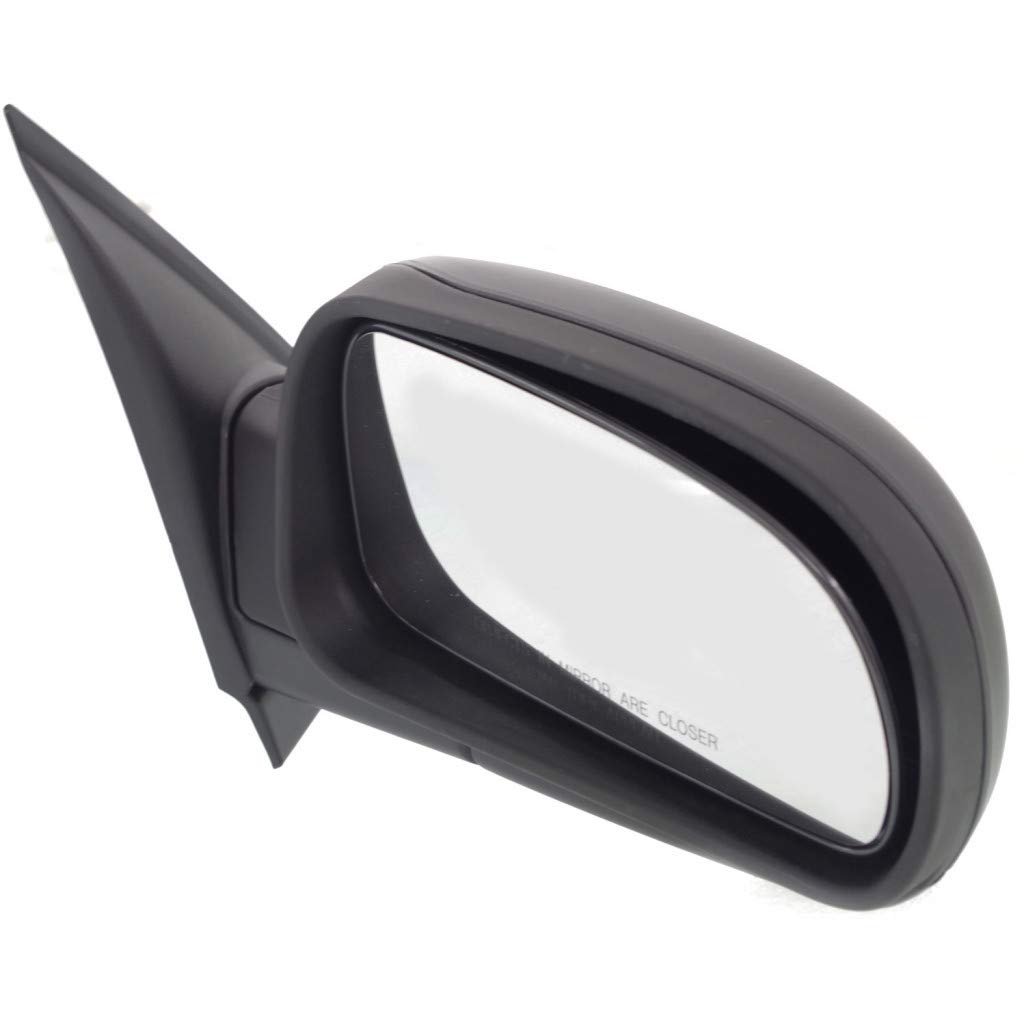Passenger Side Door Mirror For Gmc Envoy Xuv 2004 Black Manual Foldaway Replacement Gm1321264 And 15287071