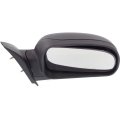 Passenger Side Door Mirror For Gmc Envoy Xuv 2004 Black Manual Foldaway Replacement Gm1321264 And 15287071