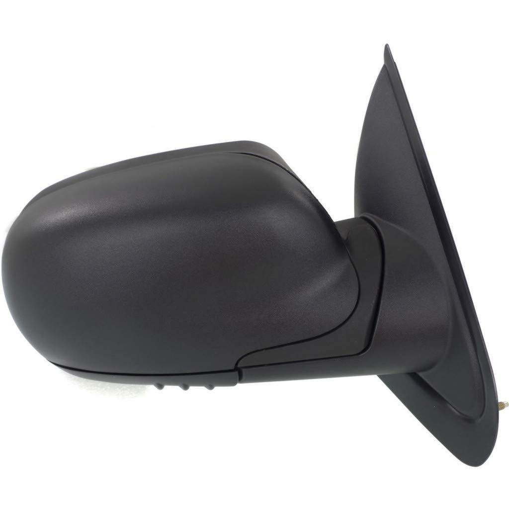 Passenger Side Door Mirror For Gmc Envoy Xuv 2004 Black Manual Foldaway Replacement Gm1321264 And 15287071