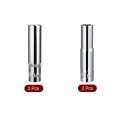 Uxcell 1 4-inch Drive By 7mm 8mm Deep Socket Set Of 4 Pcs Metric 6-point Cr-v Steel