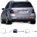 Rear Tow Cover For 06-08 Mercedes Benz Ml X164 Amg Line Fit Ml280 Ml300 Ml320 Ml350 Ml420 Ml450 Ml500 Ml550 Ml63 Cdi 4matic Suv