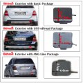 Rear Tow Cover For 06-08 Mercedes Benz Ml X164 Amg Line Fit Ml280 Ml300 Ml320 Ml350 Ml420 Ml450 Ml500 Ml550 Ml63 Cdi 4matic Suv