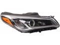 Right Passenger Side Halogen Headlight Assembly Sport Limited Type For 2015-2017 Hyundai Sonata For Models With 2-terminal Turn 