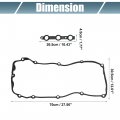 X Autohaux 1 Set Valve Cover Gasket No 11129070990 For Bmw 320i 2001-2002 323ci 2000 323i E46 1999