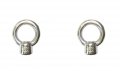 2 Pieces 316 Stainless Steel Lifting Eye Nut 8 Unc Marine Grade 3 Pk