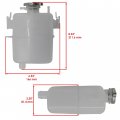 Caltric Coolant Tank Compatible With Can-am Canam Defender Hd9 2022-2023 709200998