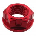 Tc-motor M22 X 1mm Aluminum Steering Stem Nut For Crf50 Xr50 Klx110 Kx65 Kx85 Drz110 Rm85 Ttr50 Ttr110 Ttr125 Pit Dirt Bike Red