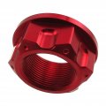 Tc-motor M22 X 1mm Aluminum Steering Stem Nut For Crf50 Xr50 Klx110 Kx65 Kx85 Drz110 Rm85 Ttr50 Ttr110 Ttr125 Pit Dirt Bike Red