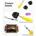 4pcs Ignition Coil Connector Repair Kit Harness Plug 1pcs 0 3cm Space Take-up Tool Compatible With Audi Vw 4b0 973 724