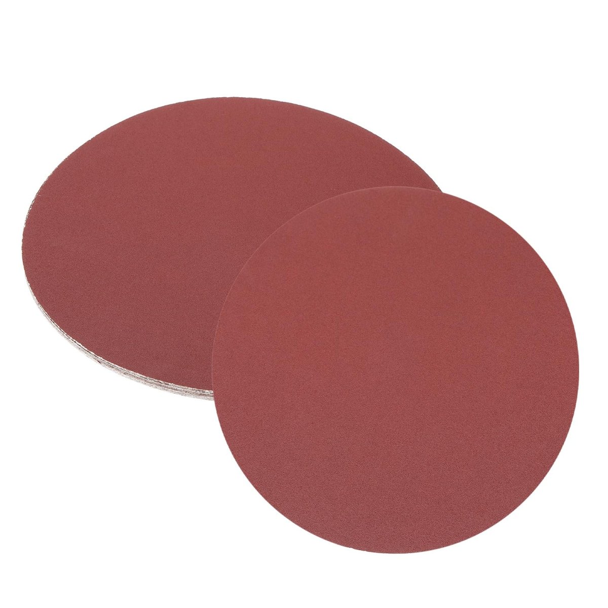12pcs 10-inch Psa Sanding Discs 120 Grits Aluminum Oxide Self Adhesive Stick Back Sandpapers No-hole Round Wet Dry Sander