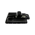Ford F-150 1996-2003 Transmission Pan With Drain Plug Steel Material Black One Piece Gasket Configuration 16 Qt Capacity 