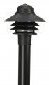 Solus S75tc-le26c-bk Nautical Post Mount Walkway Light With 4000k Energy Star Led Lamp Durable Acrylic Clear Lens Fade Rust 