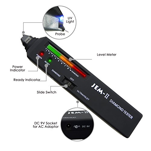 Generic Diamond Tester with Ultraviolet Uv Light