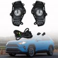 1 Pair Of Fog Light Assembly With Bulbs Switch Wiring Kit Replacement For 2019-2021 Rav4 